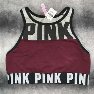 Victoria’s Secret PINK XS Maroon Bra/Crop